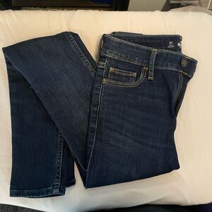Hollister 0 short Mid Rise Super Skinny Dark Wash Stretch Jeans